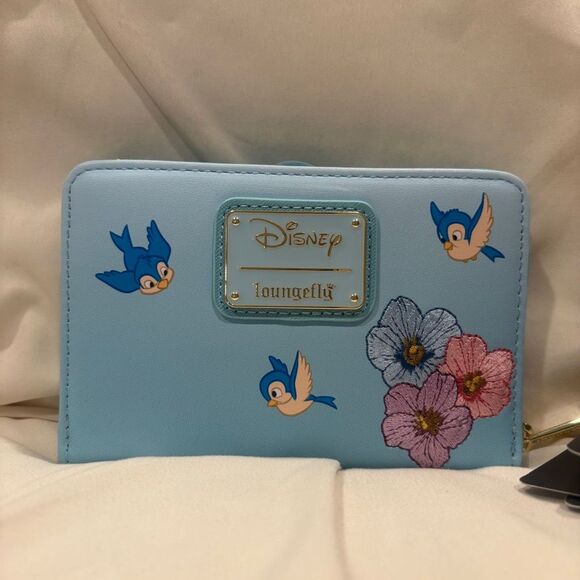 Loungefly X Disney Snow White & the Seven Dwarfs Forest Animals Zip Wallet NWT - Picture 4 of 8